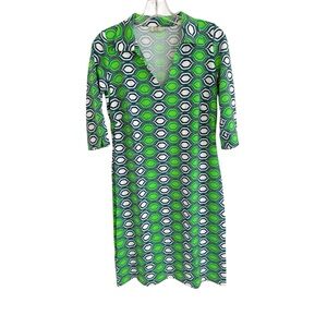 Catherine Way Dress Size Small Green Stretchy